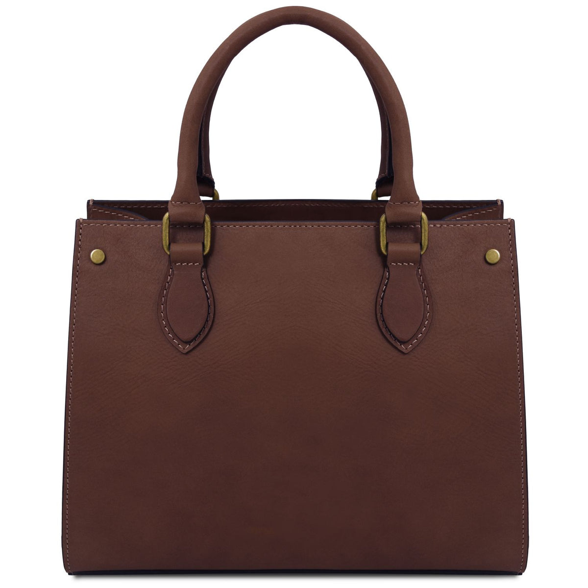 Woman - leather handbag