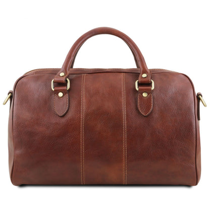 Lisbona - leather travel bag - small