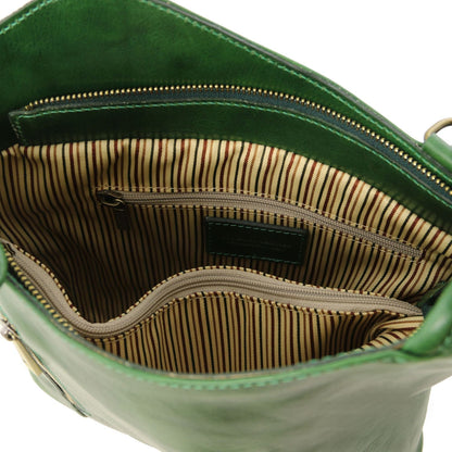 Patty - leather shoulder bag / backpack