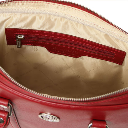 Prato - women's exclusive saffiano leather laptop briefcase