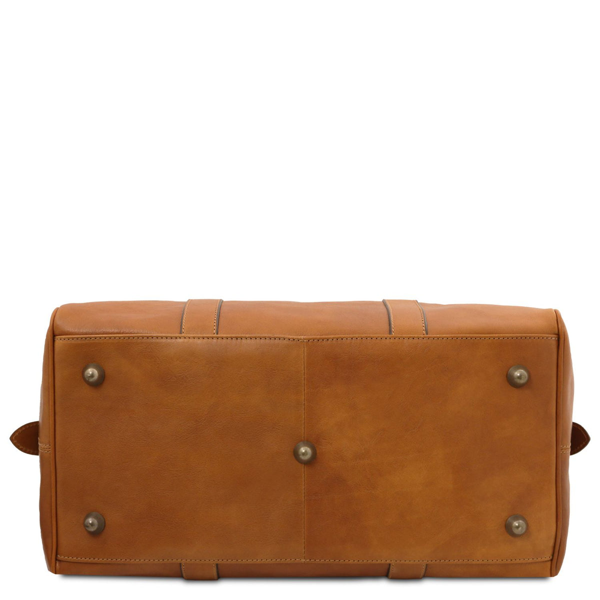 TL Voyager - leather travel bag with side pocket - small
