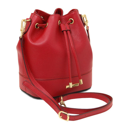 TL Bag - leather bucket bag
