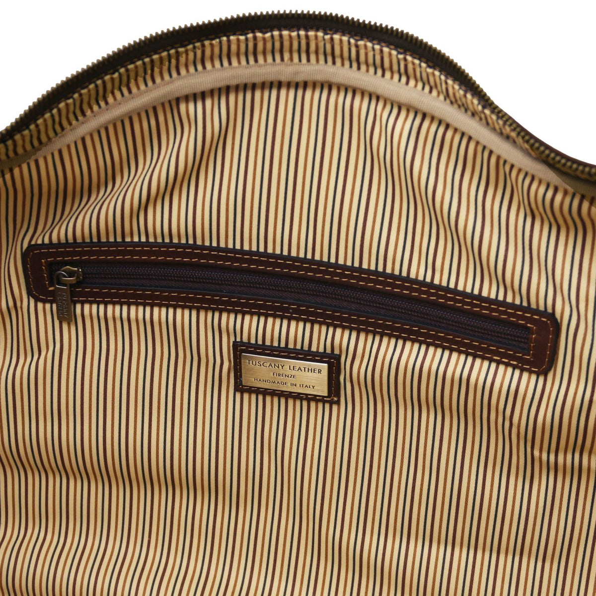 Lisbona - leather travel bag - small