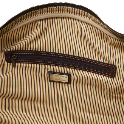 Lisbona - leather travel bag - small
