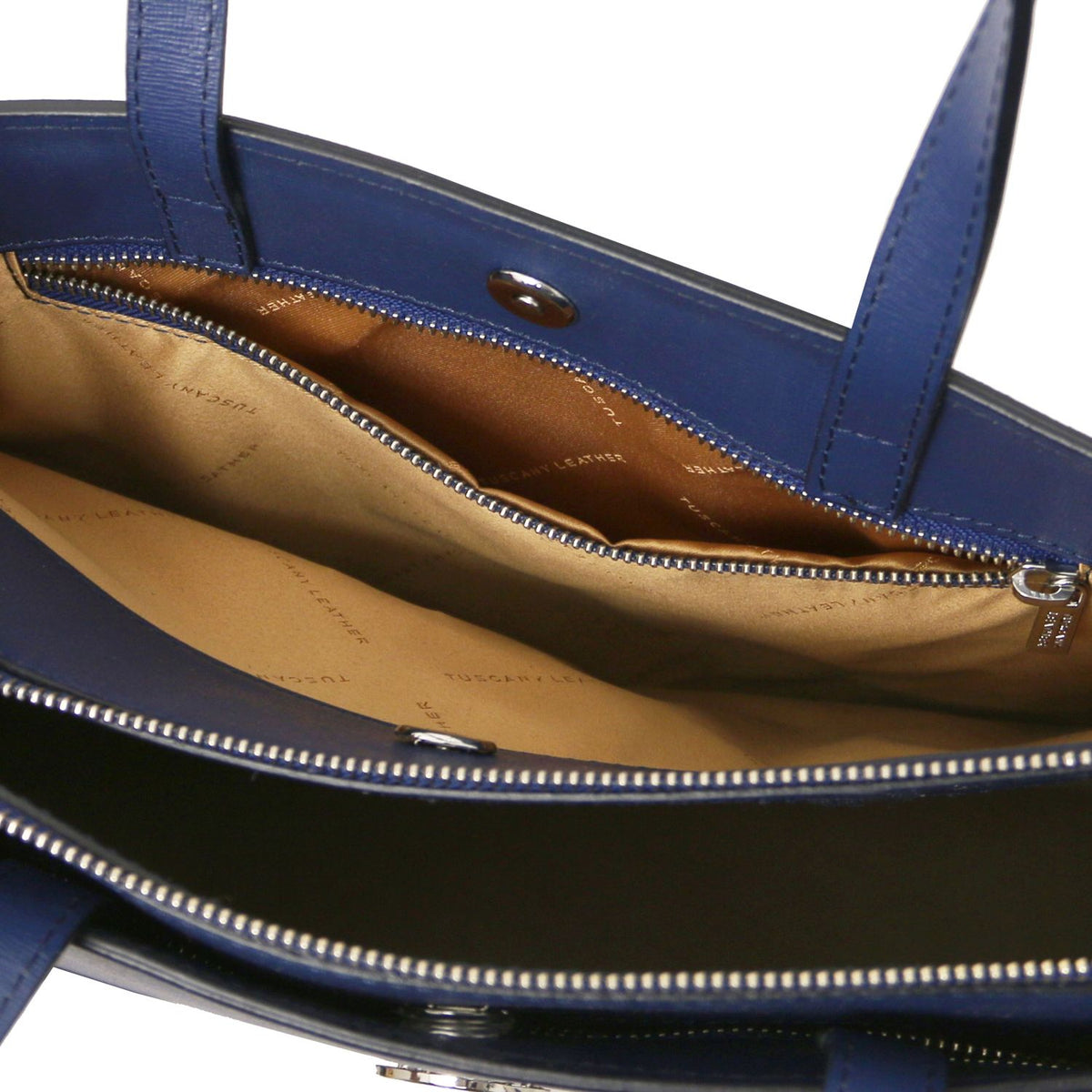 Palermo - women's 3-compartment leather briefbag