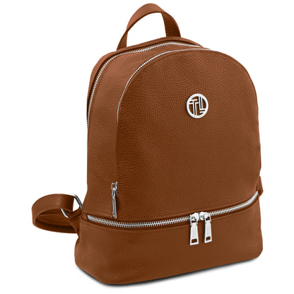 TL Bag - plecak z miękkiej skóry