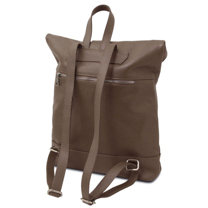 London - women's soft leather backpack