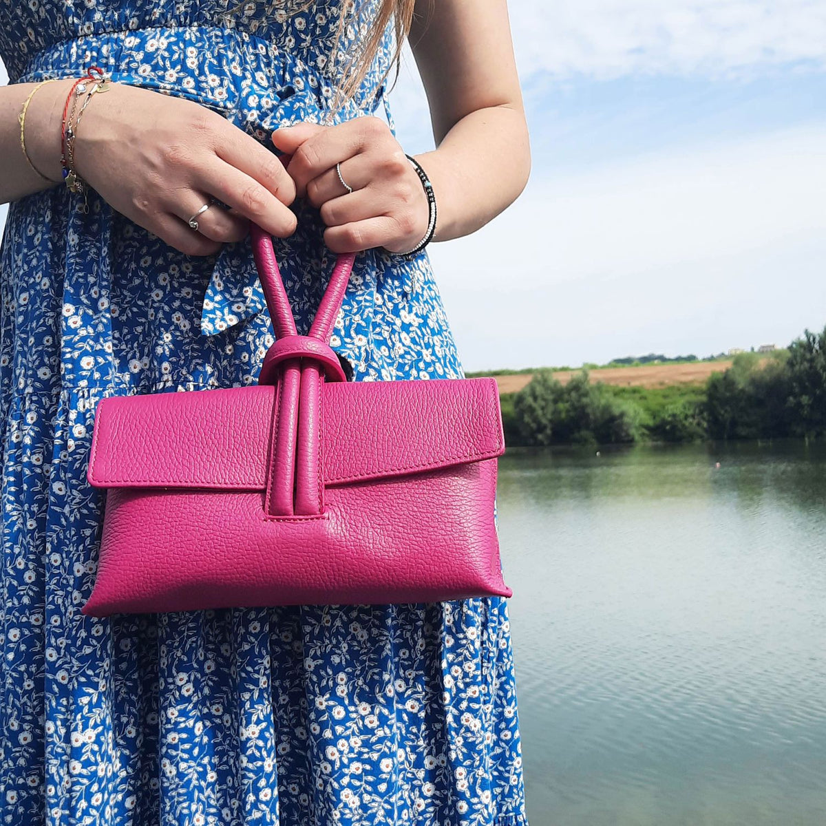 TL Bag - leather clutch bag
