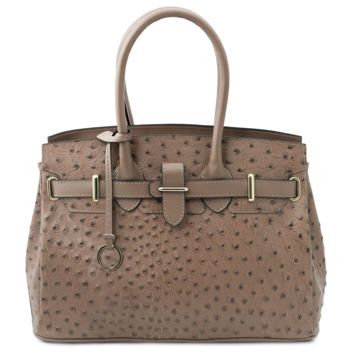 TL Bag - skórzana torebka we wzór strusi