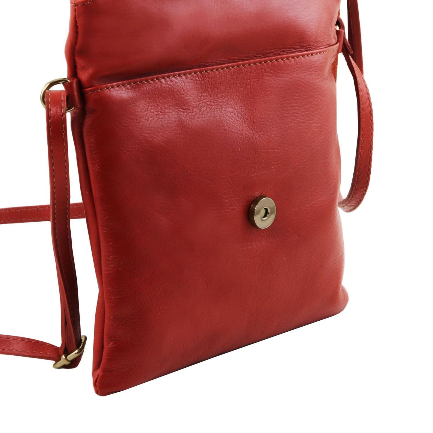 TL Young bag - skórzana torebka na ramię z ozdobnym frędzlem