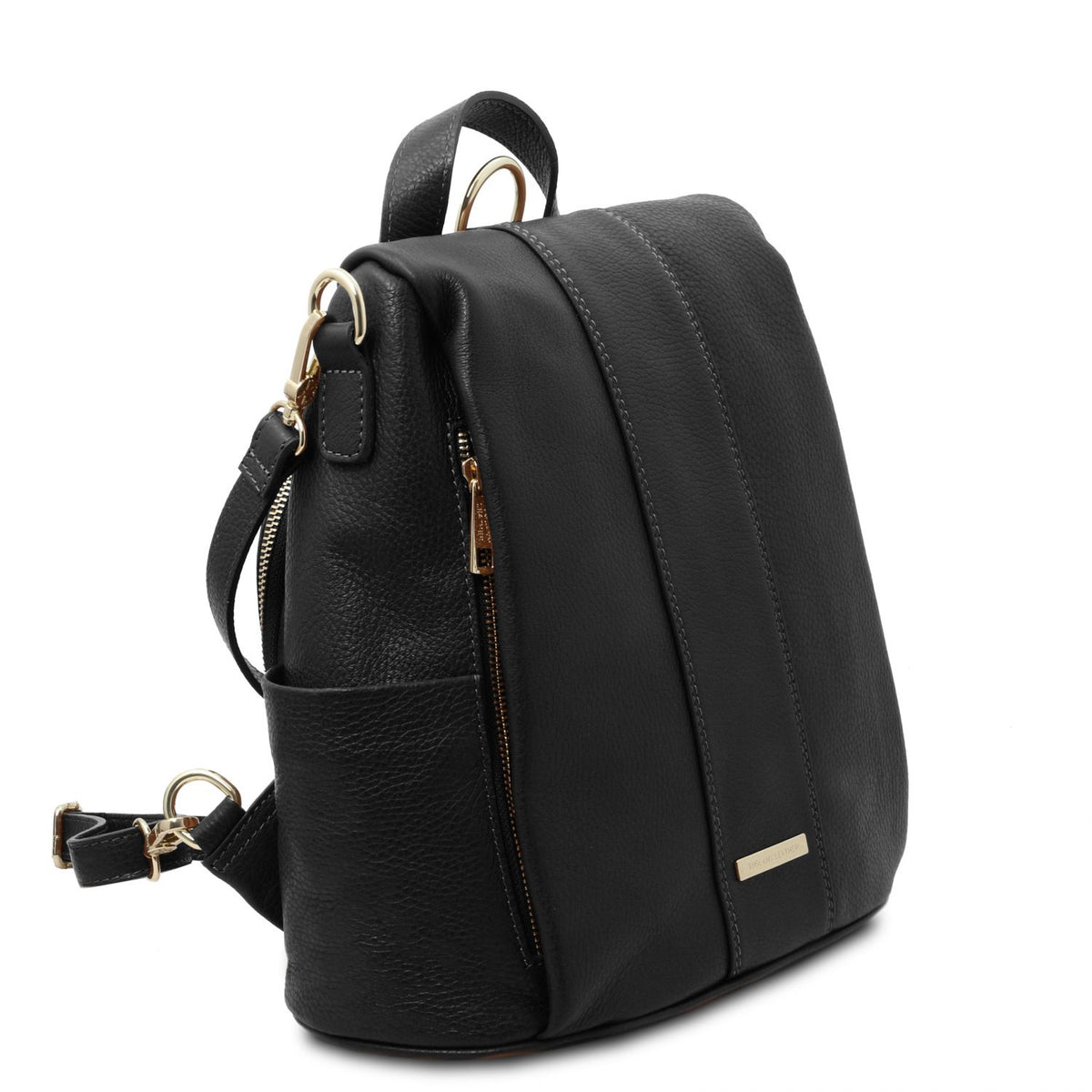 TL Bag - Women's soft leather backpack-handbag