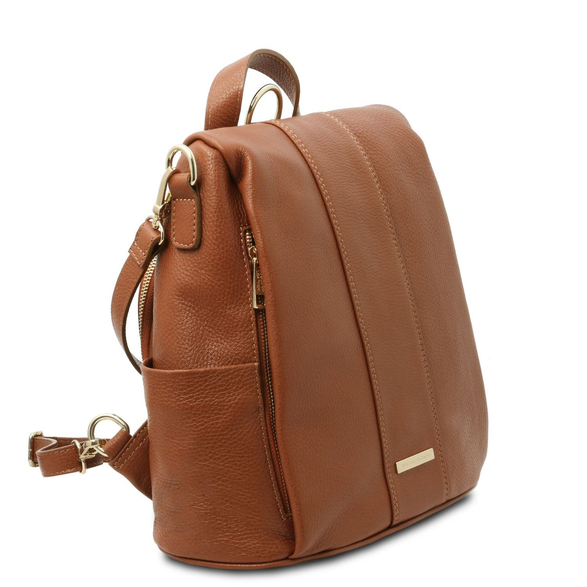TL Bag - Women's soft leather backpack-handbag