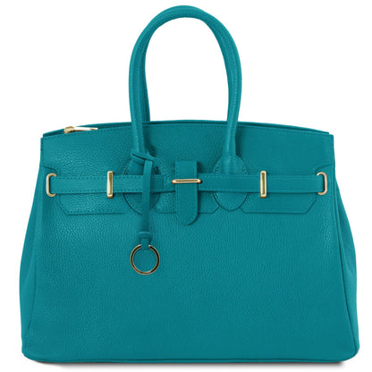 TL Bag - leather bag with gold-tone hardware