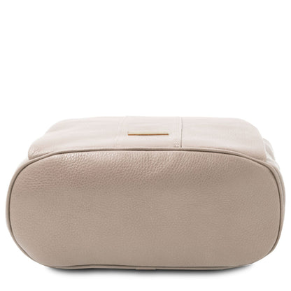 TL Bag - Women's soft leather backpack-handbag