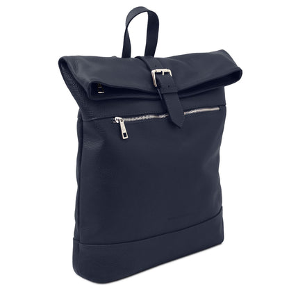 London - women's soft leather backpack