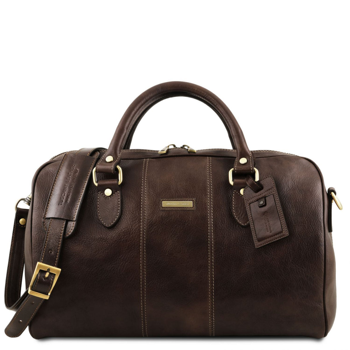Lisbona - leather travel bag - small