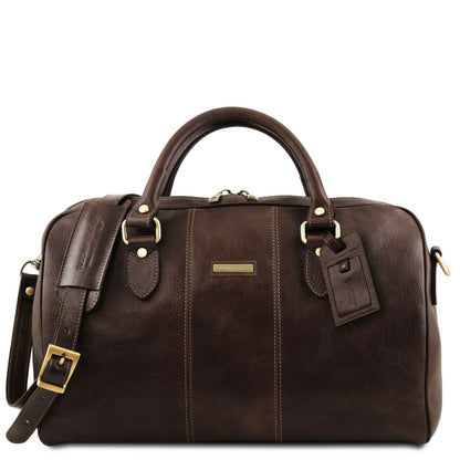 Lisbona - leather travel bag - small