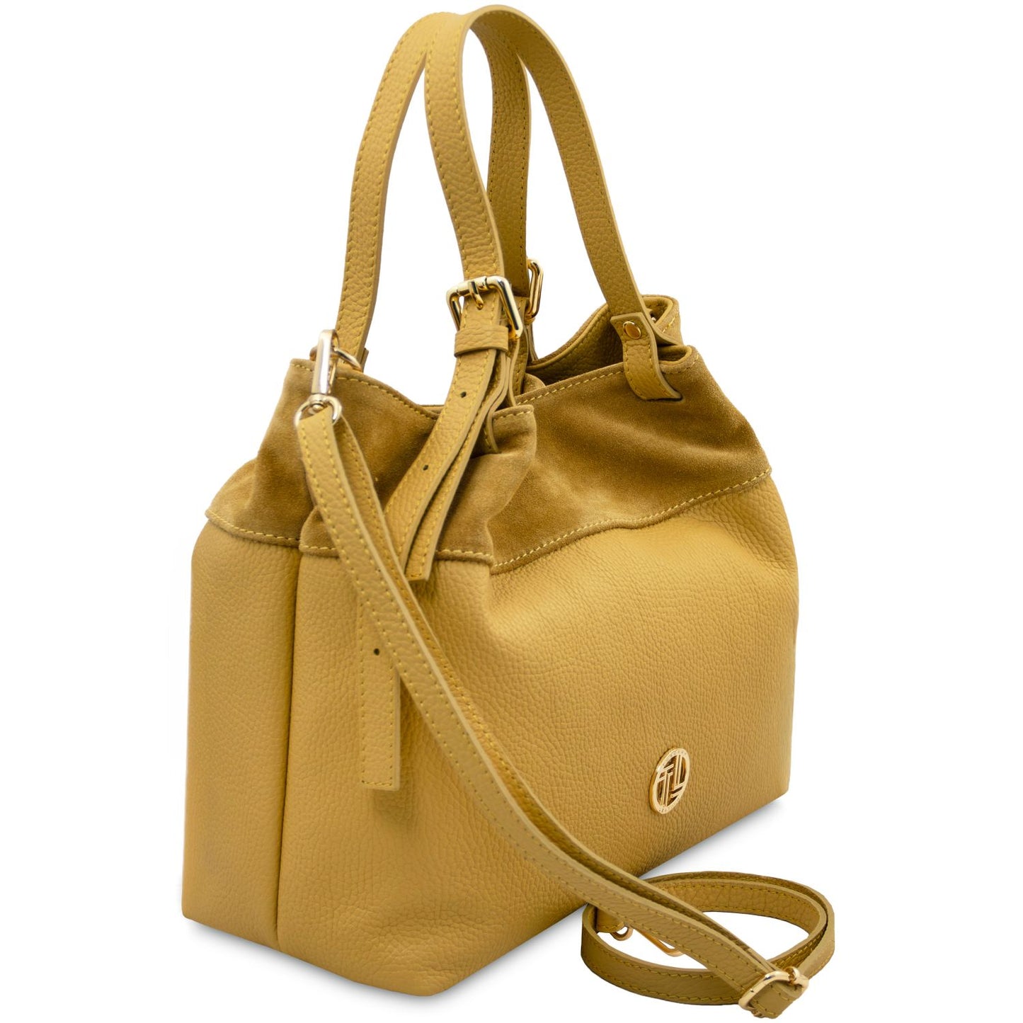 Diade - torebka typu shopper z miękkiej skóry