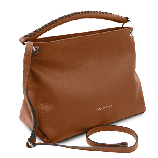 TL Bag - torebka na ramię z miękkiej skóry