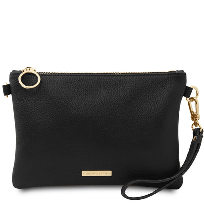 TL Bag - torebka-kopertówka z miękkiej skóry