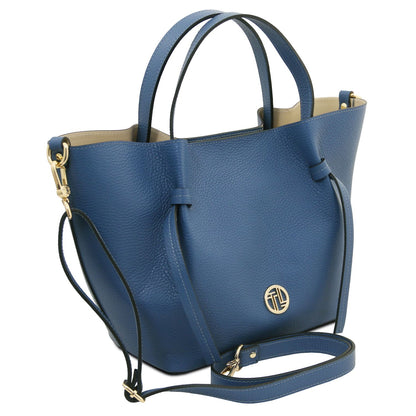 Legame - leather shopper bag - large