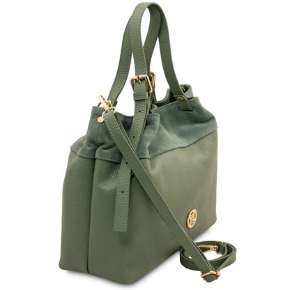 Diade - torebka typu shopper z miękkiej skóry