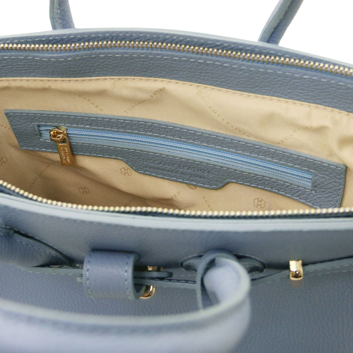 TL Bag - leather bag with gold-tone hardware