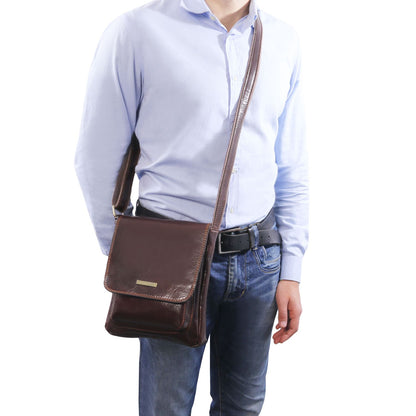 Jimmy - leather messenger bag