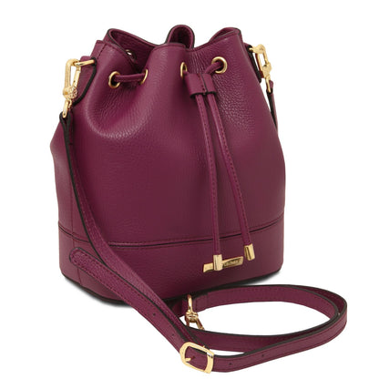 TL Bag - leather bucket bag