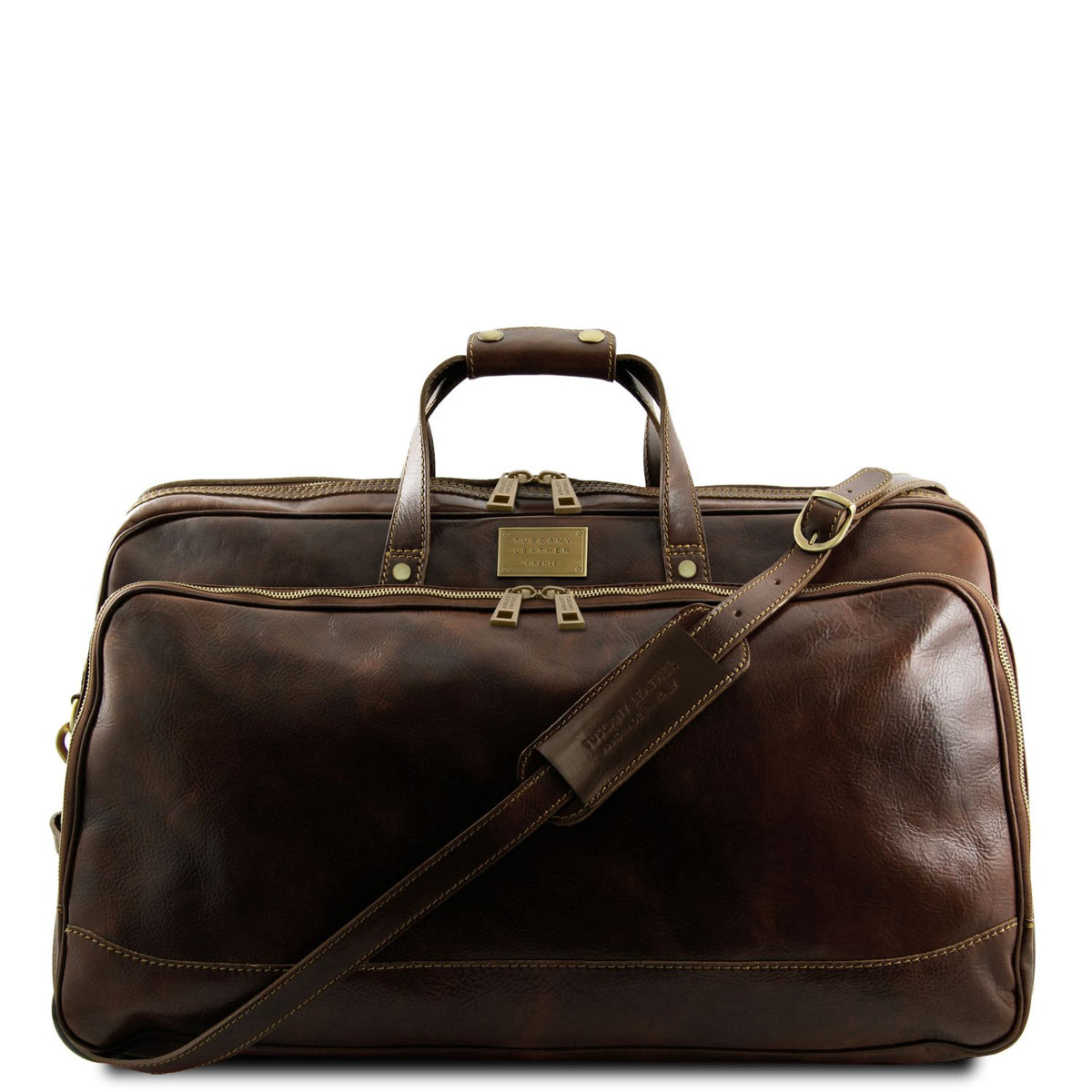 Bora Bora - leather wheeled suitcase - small