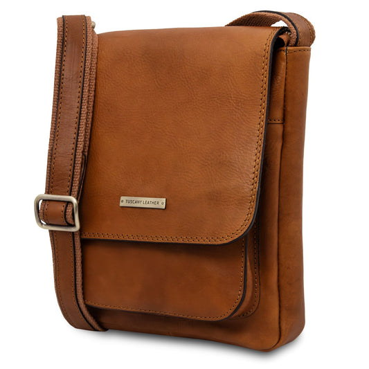 Jimmy - leather messenger bag