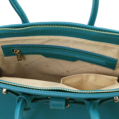 TL Bag - leather bag with gold-tone hardware