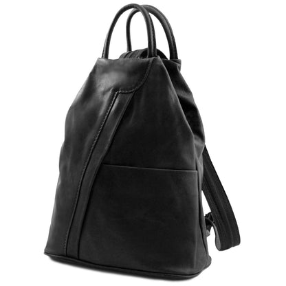 Shanghai - soft leather backpack