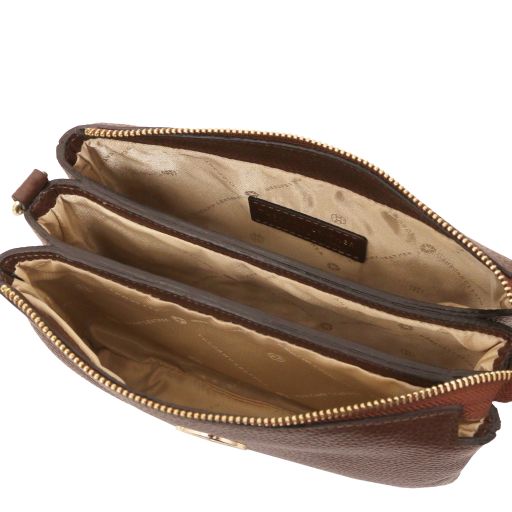 Sia - torebka-kopertówka z miękkiej skóry