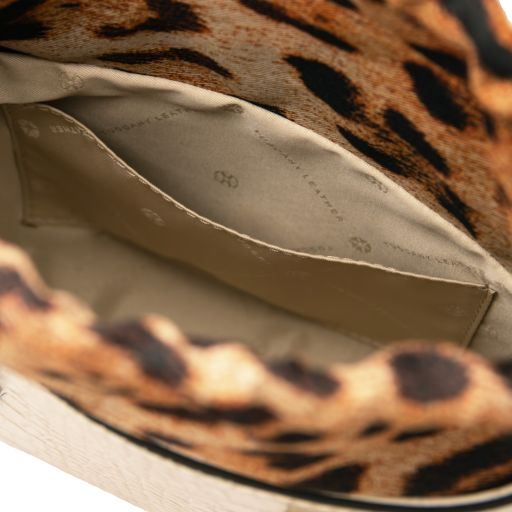 Croque - skórzana torebka o wzorze croco