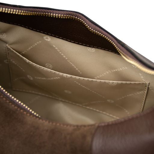 Goccia - skórzana torebka na ramię