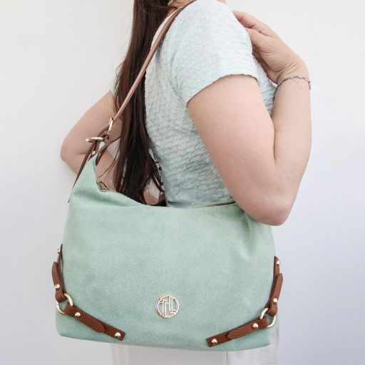 Sierra - zamszowa torebka na ramię