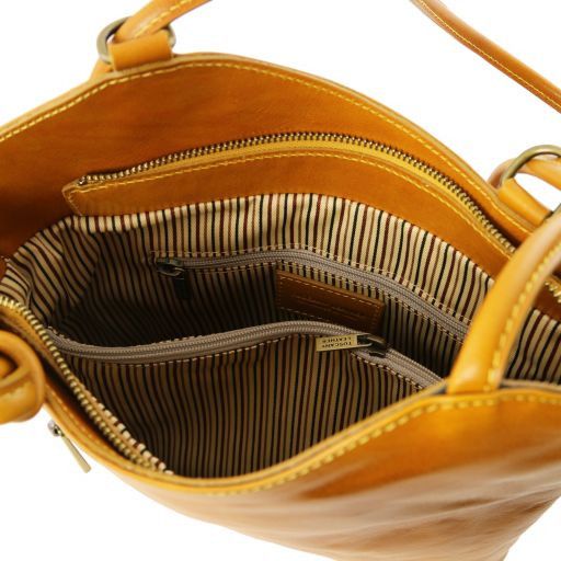 Patty - skórzana torebka na ramię / plecak