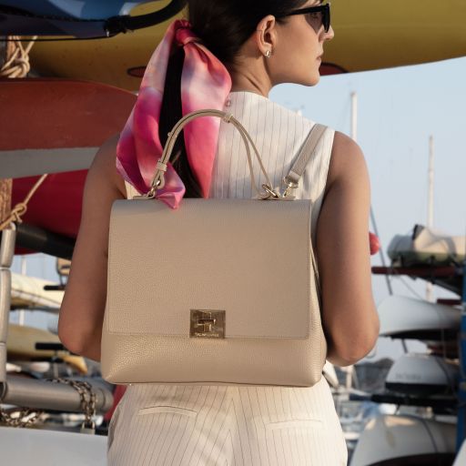 Silene - skórzana torebka / plecak