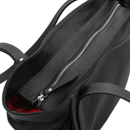 TL Bag - torebka z miękkiej skóry typu shopper