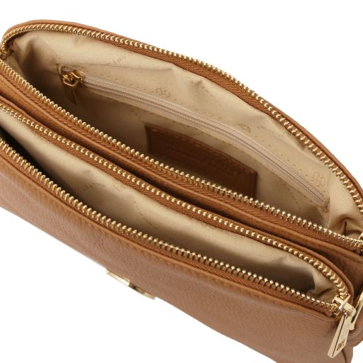 Lily - torebka na ramię z miękkiej skóry