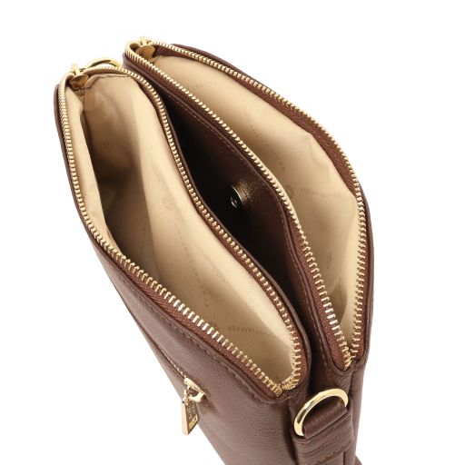 Lily - torebka na ramię z miękkiej skóry