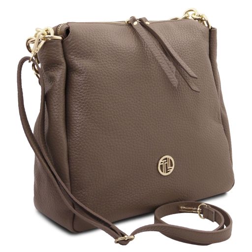 Amy - torebka z miękkiej skóry typu shopper