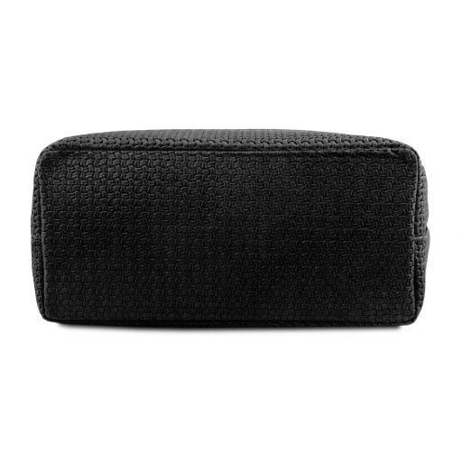 TL KeyLuck - skórzana torebka z plecionym wzorem typu shopper