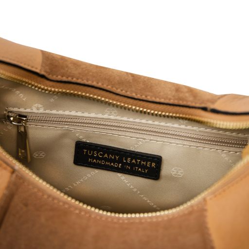 Goccia - skórzana torebka na ramię