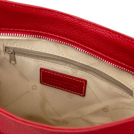 Brenda - torebka na ramię z miękkiej skóry