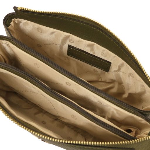 Sia - torebka-kopertówka z miękkiej skóry